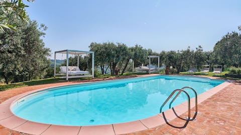 Soak up the sun from in or beside the private pool