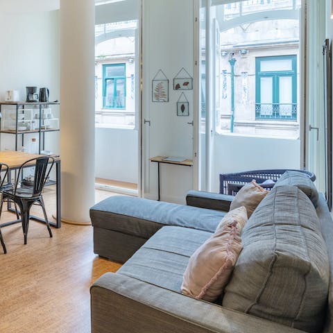 Throw open the doors to the Juliet balcony and relax in style after a long day sightseeing