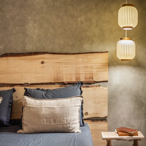 Drift off with ease in the comfortable beds