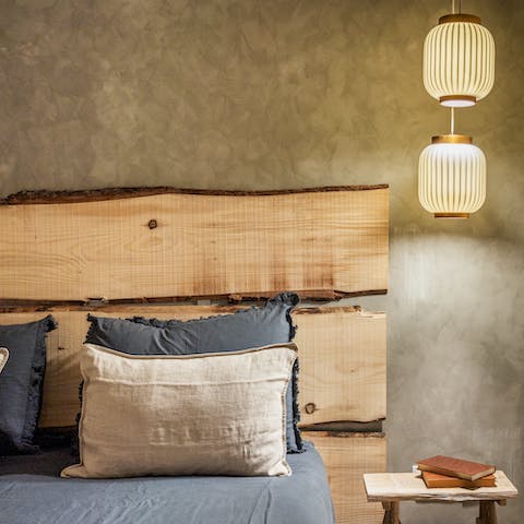 Drift off with ease in the comfortable beds