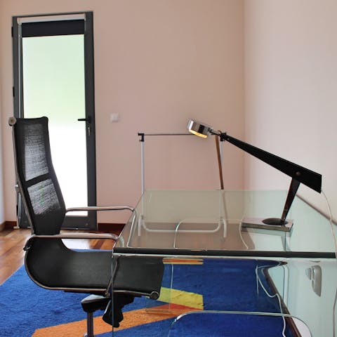 Get some work done remotely from the dedicated office space