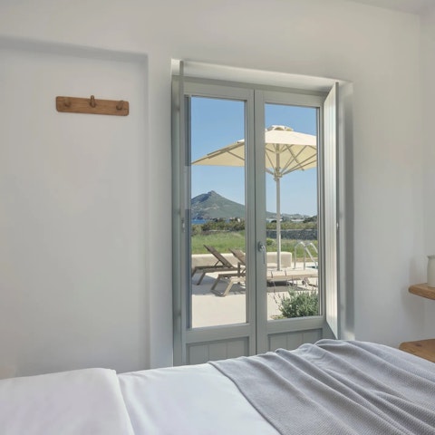 Step out onto the terrace straight from the bedroom