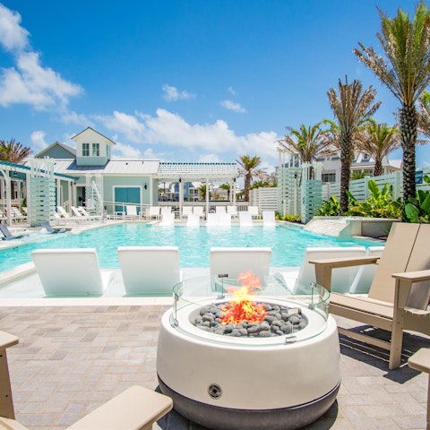 Venture over to one of the communal pools for a dip