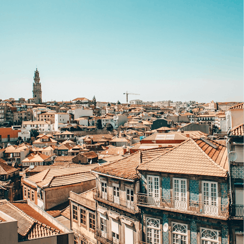 Stay in the heart of Downtown Porto, near the city's top attractions