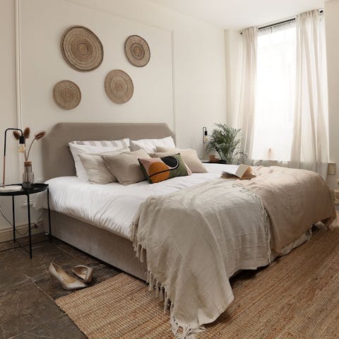 Get a good night's rest in the cosy bedrooms