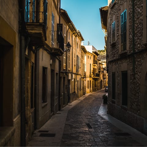 Spend a day exploring the sights in the old town of Pollenca