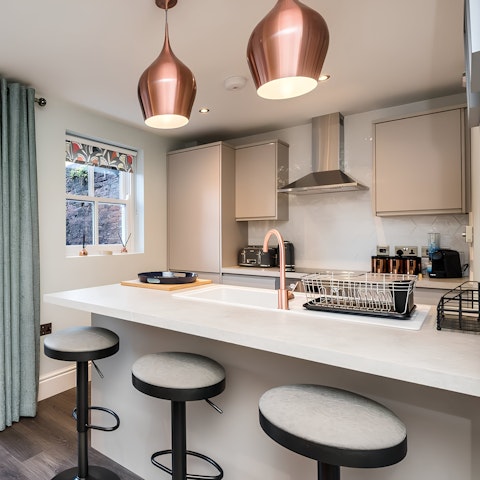 Whip up delicious meals in the modern kitchen