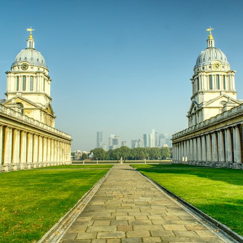 Spend the day in Greenwich, a short drive away