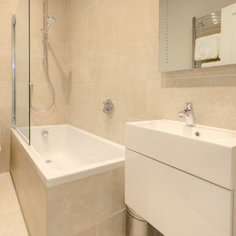 Treat yourself to a long soak in the tub after a day of Cheltenham sightseeing