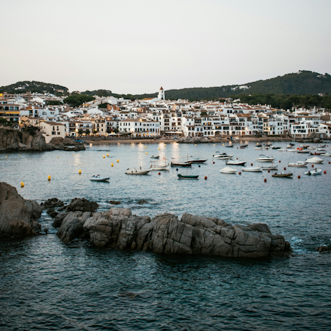 Take a stroll around the seaside village of Calella de Palafrugell