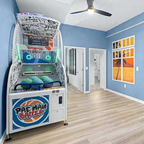 Enjoy light hearted family fun in the games room