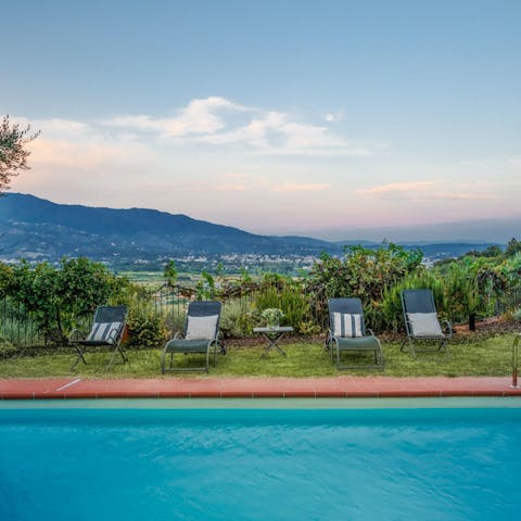 Savour blissful afternoons lounging by the pool