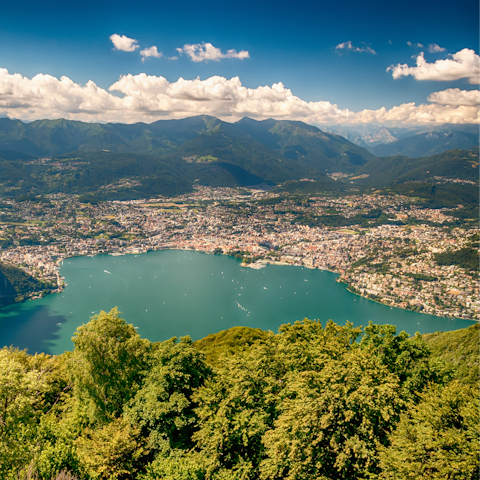 Take a day trip to the pretty city of Como, half an hour away
