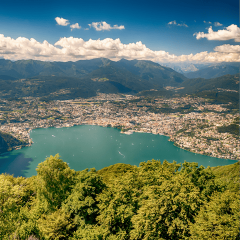 Take a day trip to the pretty city of Como, half an hour away