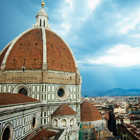 Stay just a six-minute walk away from the Cathedral of Santa Maria del Fiore
