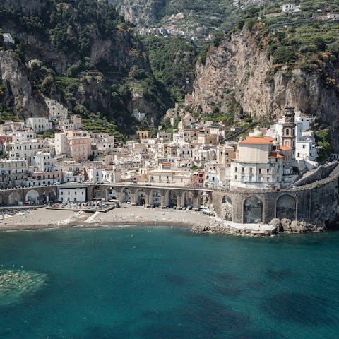 Explore Atrani, the stunning hillside town right on your doorstep