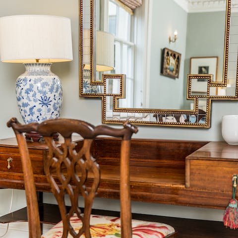 Make working from home a glamorous affair at the beautiful desk