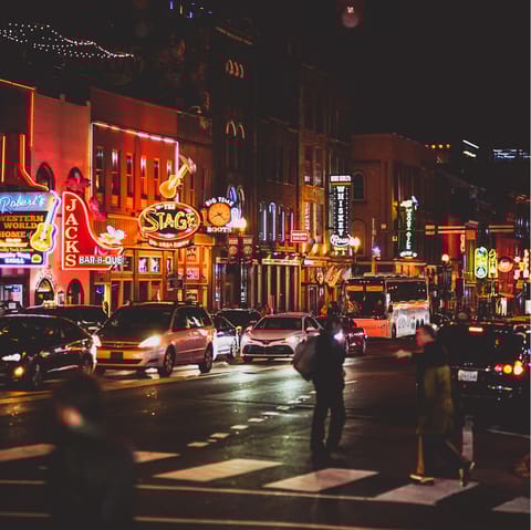 Get to know Nashville's famous music heritage in the nearby venues