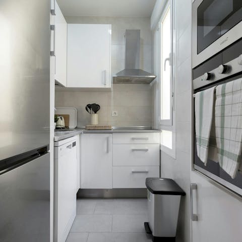 Cook up your favourite meals in the kitchen