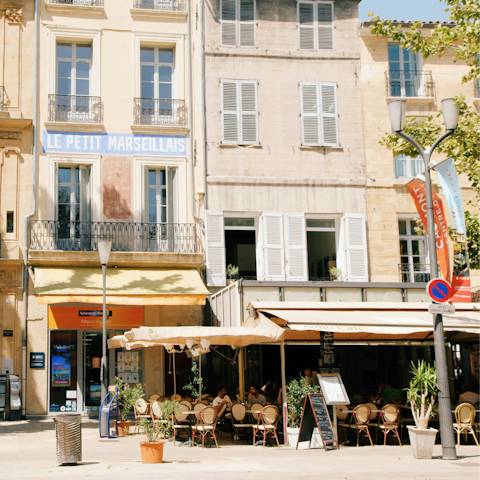 Stroll around Aix-en-Provence, around a thirty-minute drive away