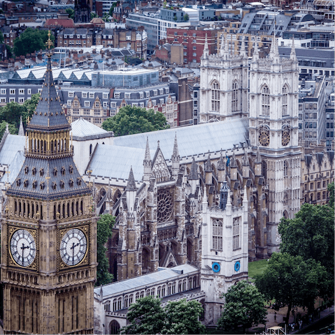 Jump on a train and be in Central London in around twenty minutes