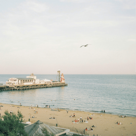 Take a trip to Bournemouth for a classic British beach day
