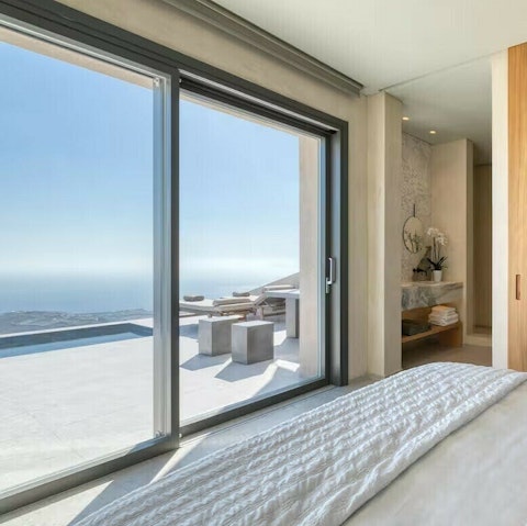 Wake up to panoramic sea views