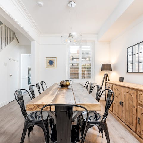 Tuck into a hearty family breakfast before heading for a day of sightseeing