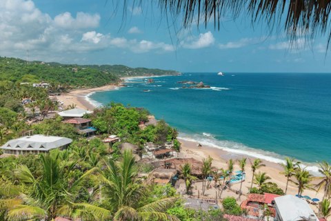 Swim and relax on one of Oaxaca's most beautiful and laid-back Pacific beaches, just four-minutes on foot