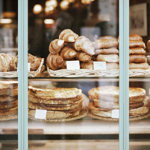 Begin your day with a sweet treat from a local patisserie 