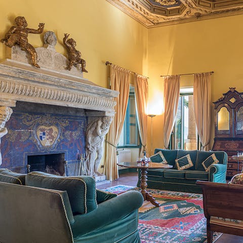 Get into that book you've been meaning to read by the cracking fire