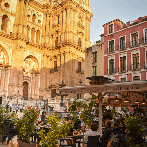 Witness Málaga's cultural renaissance first hand, approximately 20km away