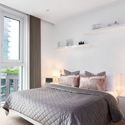 Look forward to waking up feeling refreshed and well-rested in your comfy bed