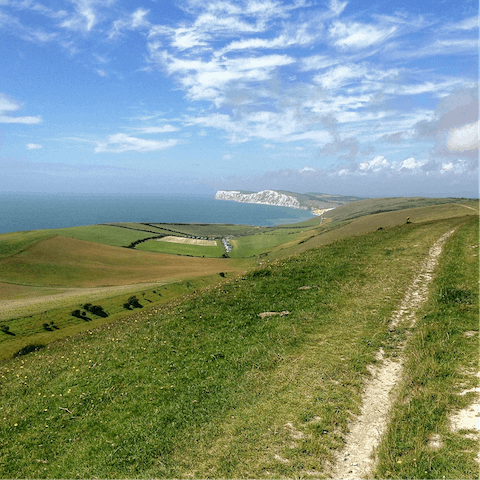 Explore the Isle of Wight's Area of Outstanding Natural Beauty, where your home is located