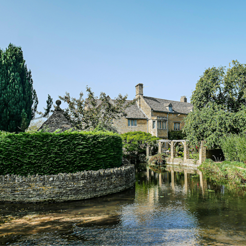 Spend the day in Bourton-on-the-Water, 10 miles away