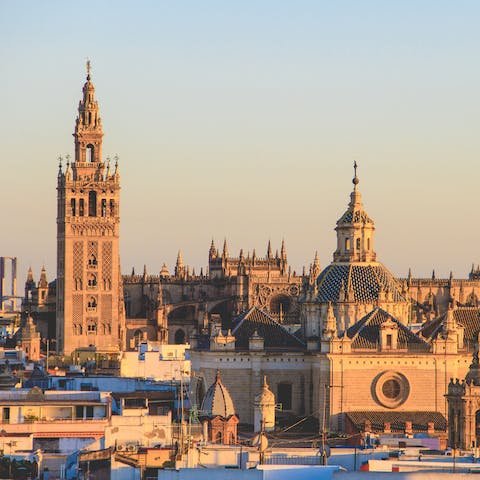 Get out and explore the beautiful architecture of Seville