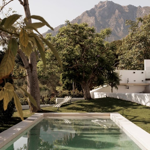 Enjoy lazy afternoons relaxing by the private pool