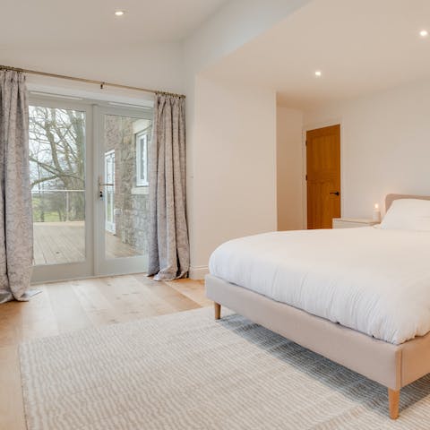 Wake up after a restful sleep and hop straight onto your balcony to feel the morning sun on your face