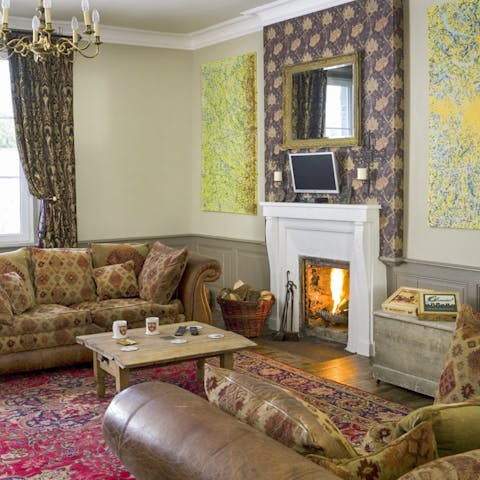 Spend and afternoon with an open fire and a good