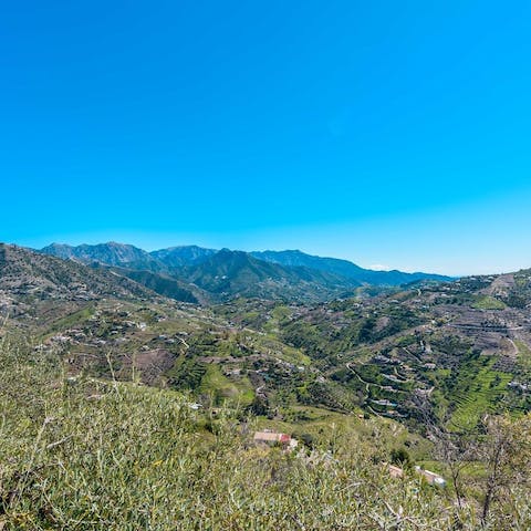 Put on your walking boots and hike the local trails through the Fábrica de la Luz Nature Reserve