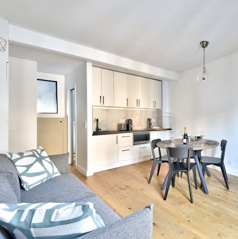 Start your day with coffee and croissants