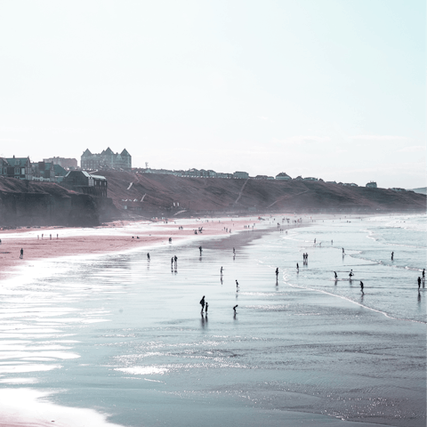 Spend the day at one of Whitby's many beaches, Whitby Beach is just a fourteen-minute walk away 