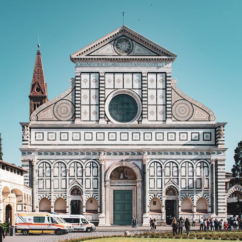 Stroll over to the beautiful Basilica of Santa Maria Novella