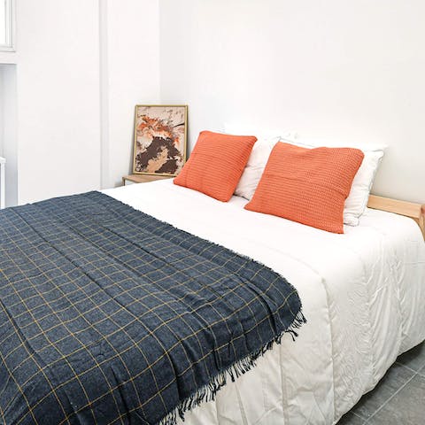 Get a good night's sleep in the comfy bedrooms