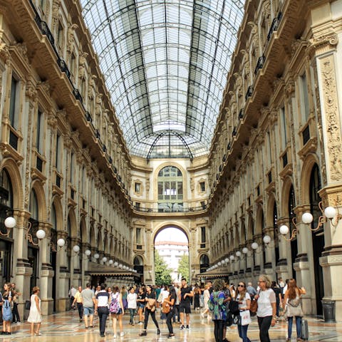 Splash some cash at Galleria Vittorio Emanuele II