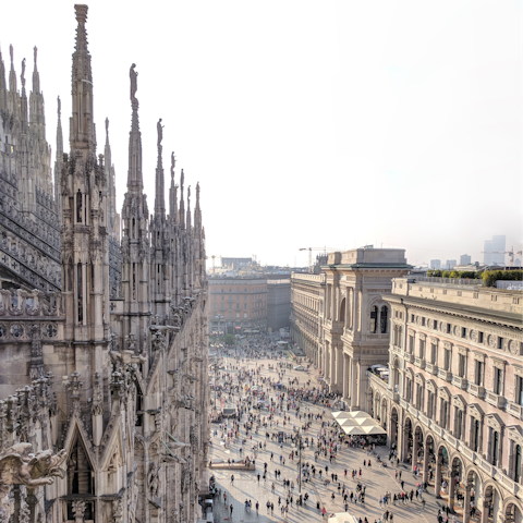 Take in the view from the Duomo – it's a short walk away
