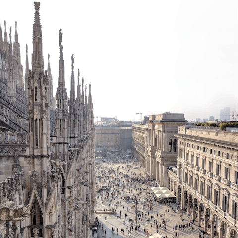 Take in the view from the Duomo – it's a short walk away