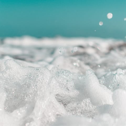 Enjoy a peaceful moment in the dreamy bathtub