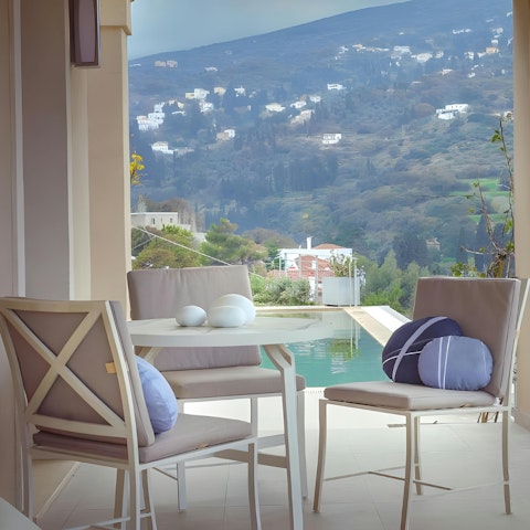 Sip your morning coffee while enjoying sweeping views across the island