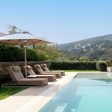 Spend the day lounging by the swimming pool